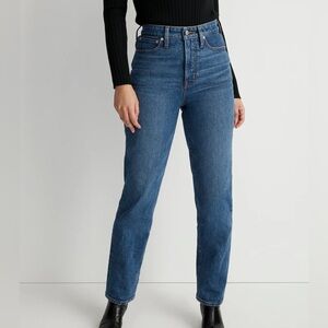Madewell Curvy Perfect Vintage Straight Jeans - NWOT - Size 24